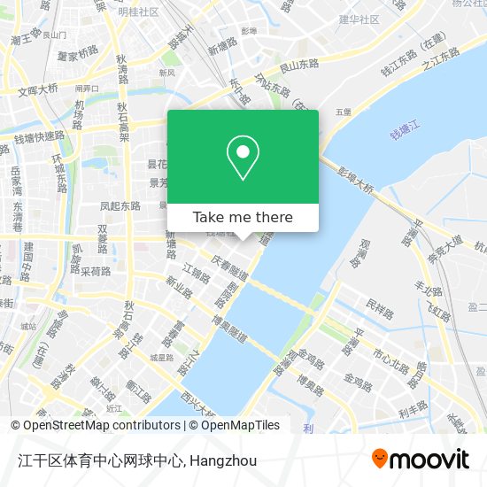 江干区体育中心网球中心 map
