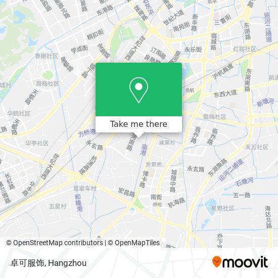 卓可服饰 map