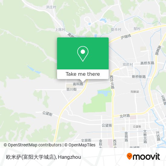 欧米萨(富阳大学城店) map