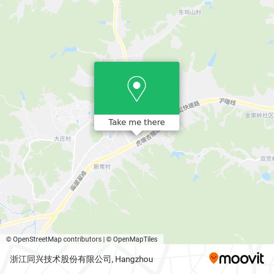 浙江同兴技术股份有限公司 map