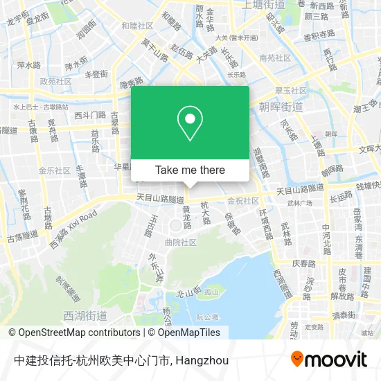 中建投信托-杭州欧美中心门市 map