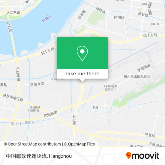 中国邮政速递物流 map