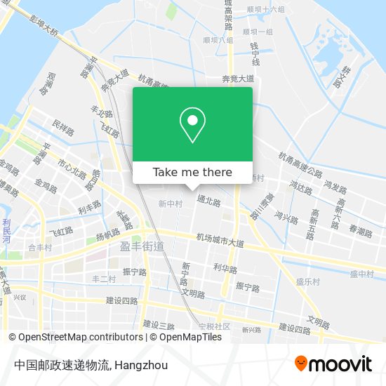 中国邮政速递物流 map
