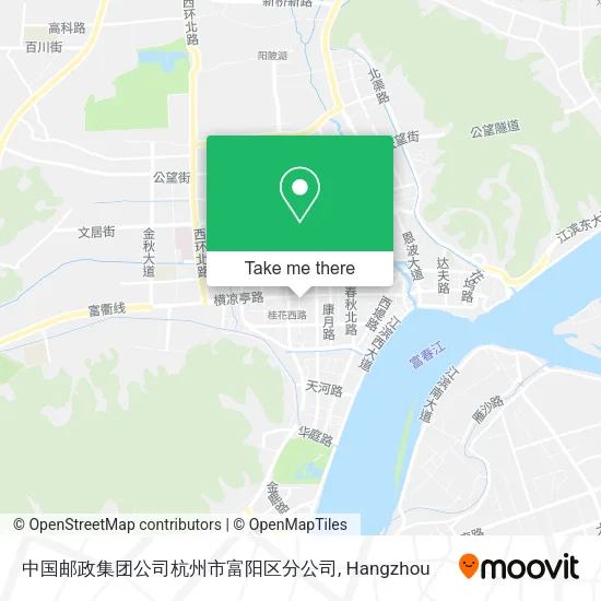 中国邮政集团公司杭州市富阳区分公司 map