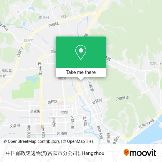 中国邮政速递物流(富阳市分公司) map