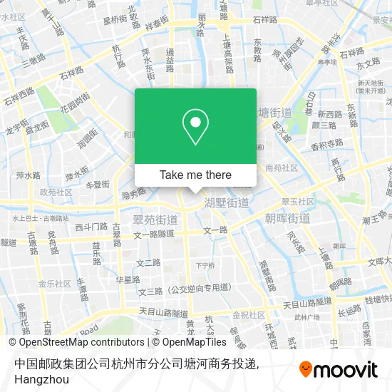 中国邮政集团公司杭州市分公司塘河商务投递 map