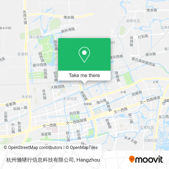 杭州懒猪行信息科技有限公司 map