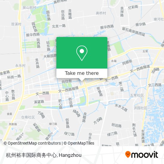 杭州裕丰国际商务中心 map