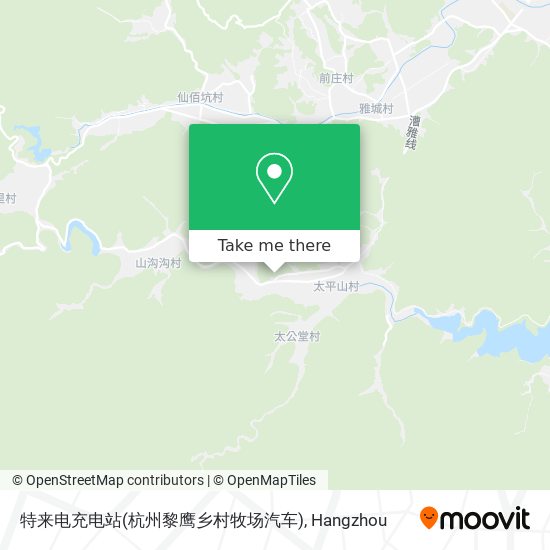 特来电充电站(杭州黎鹰乡村牧场汽车) map