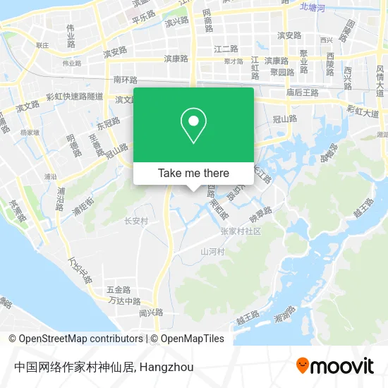 中国网络作家村神仙居 map