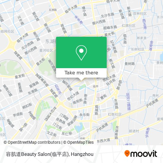 容肌道Beauty Salon(临平店) map