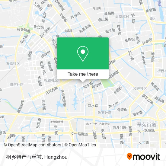 桐乡特产蚕丝被 map