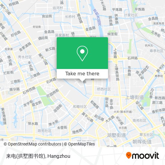 来电(拱墅图书馆) map