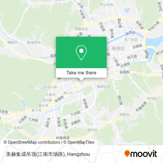 美赫集成吊顶(江南市场路) map