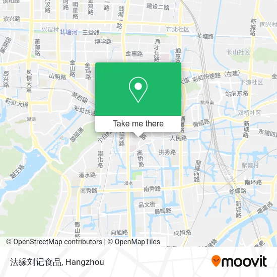 法缘刘记食品 map