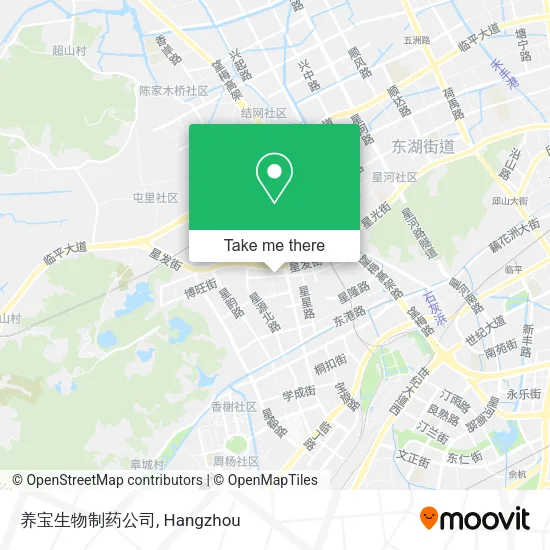 养宝生物制药公司 map