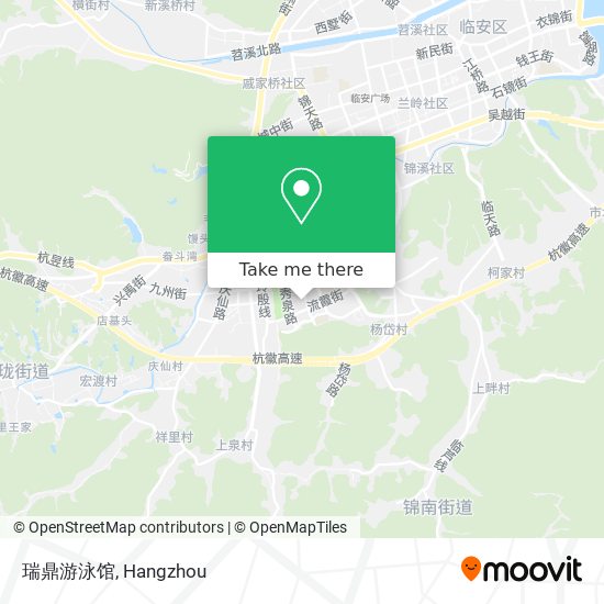 瑞鼎游泳馆 map