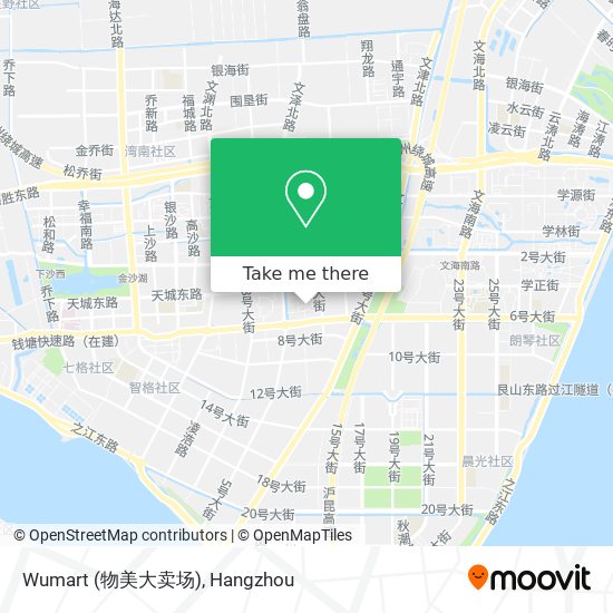 Wumart (物美大卖场) map