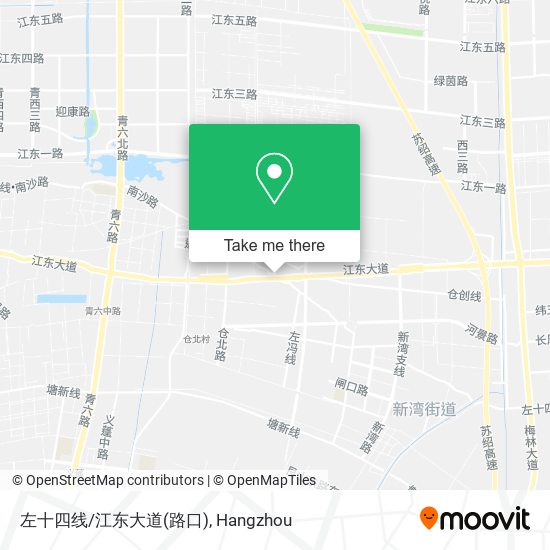 左十四线/江东大道(路口) map