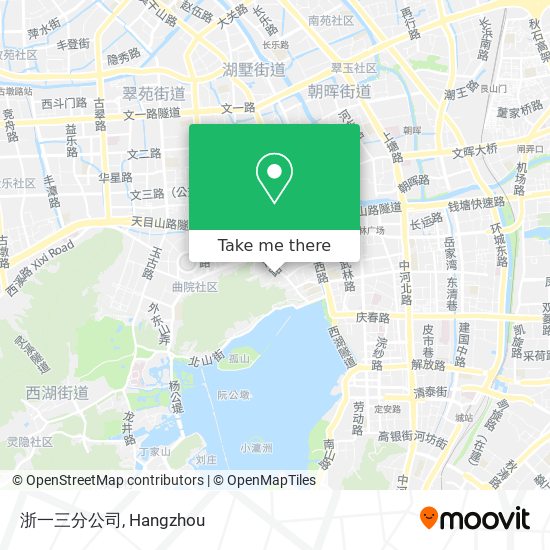 浙一三分公司 map
