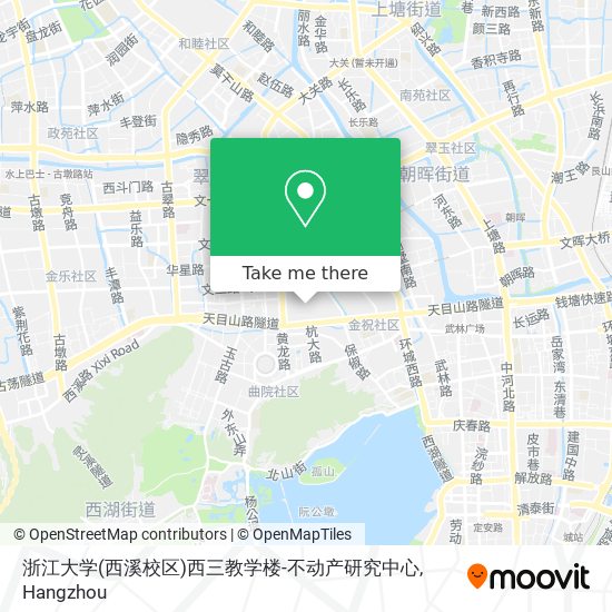 浙江大学(西溪校区)西三教学楼-不动产研究中心 map