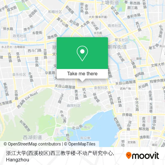 浙江大学(西溪校区)西三教学楼-不动产研究中心 map