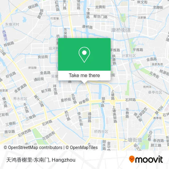 天鸿香榭里-东南门 map