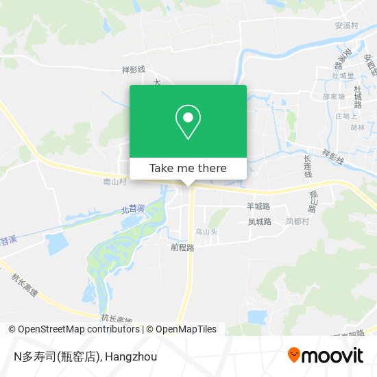 N多寿司(瓶窑店) map