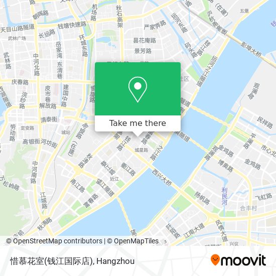 惜慕花室(钱江国际店) map