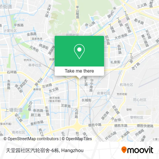 天堂园社区汽轮宿舍-6栋 map