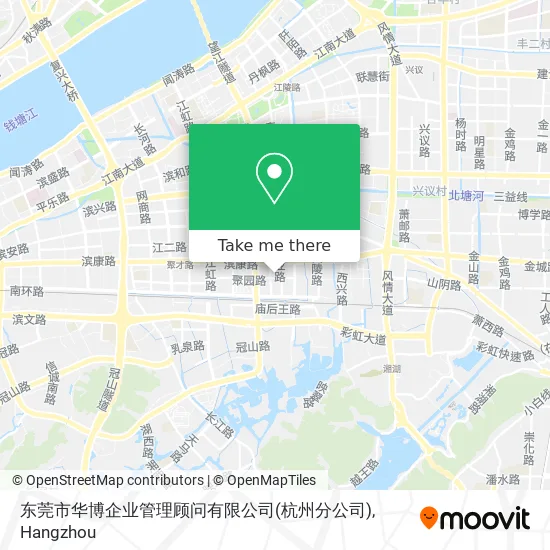 东莞市华博企业管理顾问有限公司(杭州分公司) map