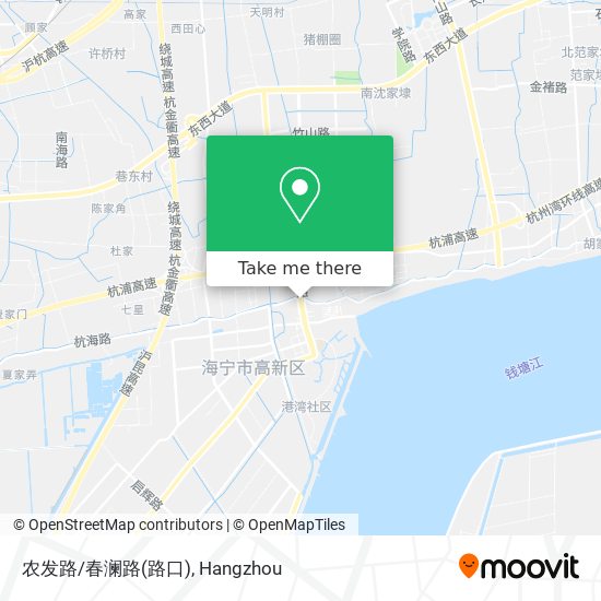 农发路/春澜路(路口) map