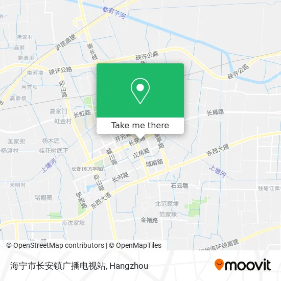 海宁市长安镇广播电视站 map