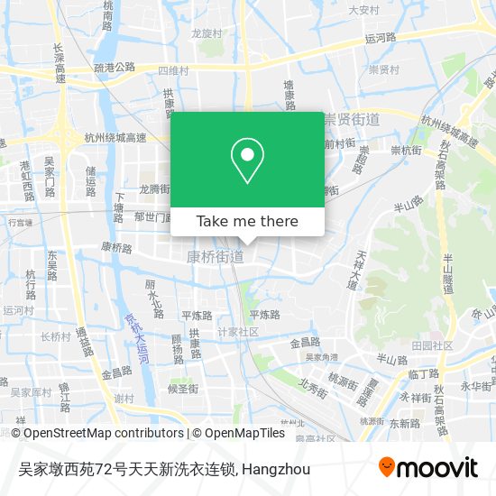 吴家墩西苑72号天天新洗衣连锁 map