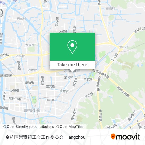余杭区崇贤镇工会工作委员会 map
