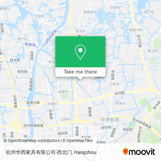 杭州华西家具有限公司-西北门 map