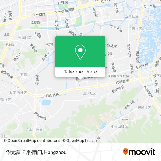 华元蒙卡岸-南门 map