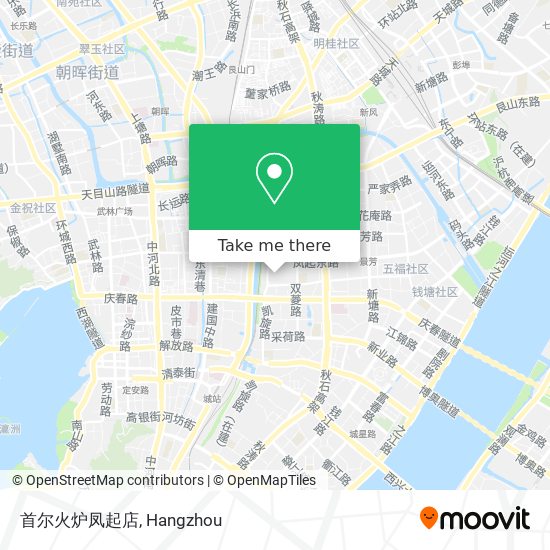 首尔火炉凤起店 map