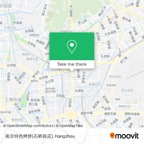 南京特色烤饼(石桥路店) map