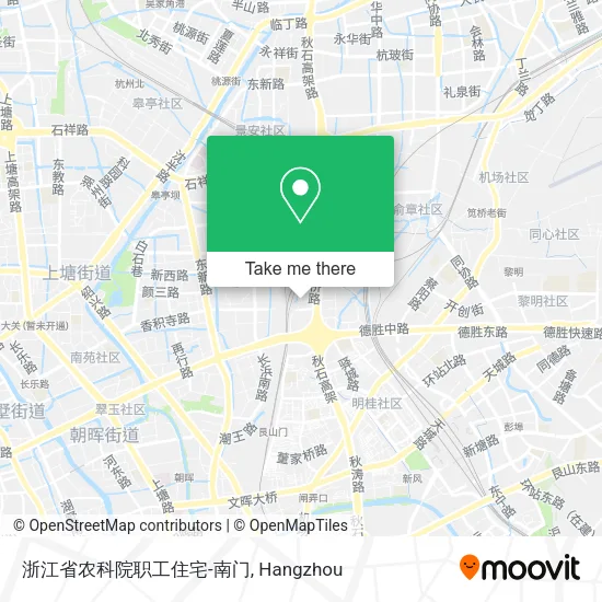 浙江省农科院职工住宅-南门 map