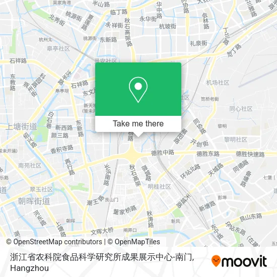 浙江省农科院食品科学研究所成果展示中心-南门 map
