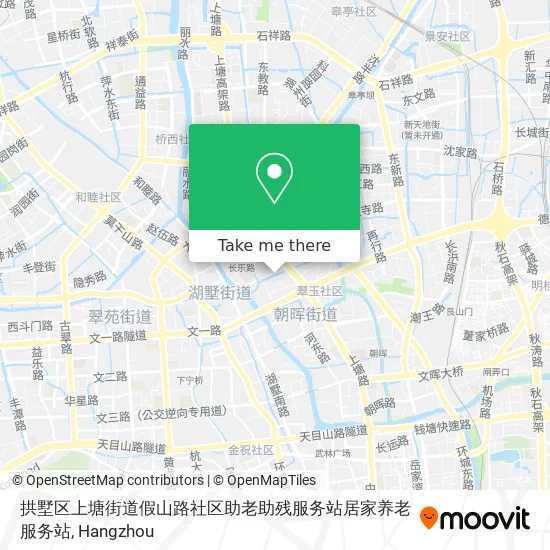 拱墅区上塘街道假山路社区助老助残服务站居家养老服务站 map