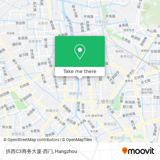 拱西C3商务大厦-西门 map
