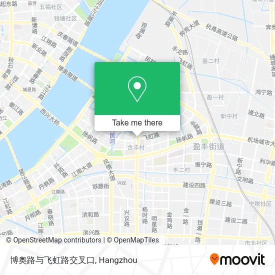 博奥路与飞虹路交叉口 map