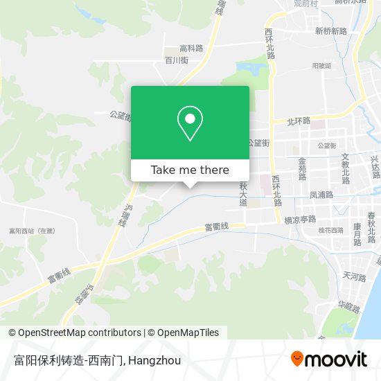 富阳保利铸造-西南门 map