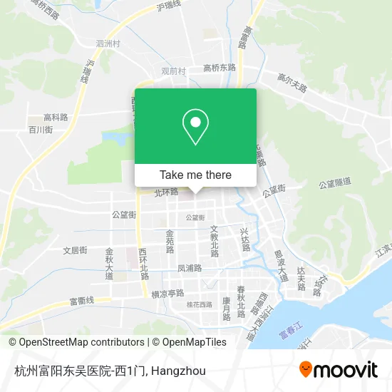 杭州富阳东吴医院-西1门 map