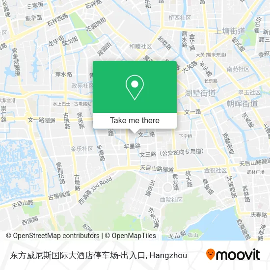 东方威尼斯国际大酒店停车场-出入口 map