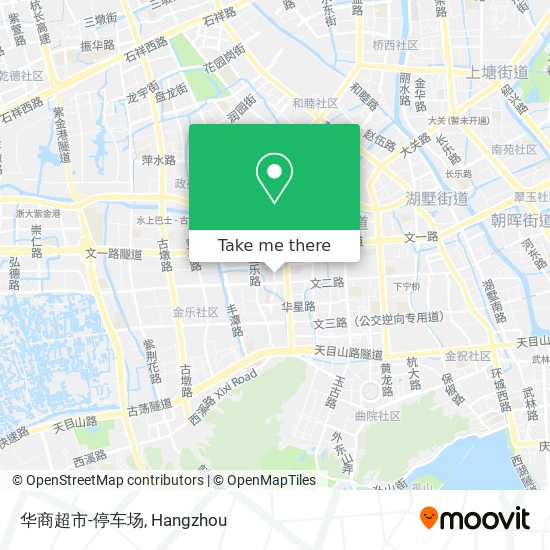 华商超市-停车场 map