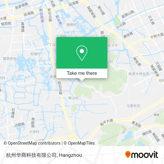 杭州华商科技有限公司 map