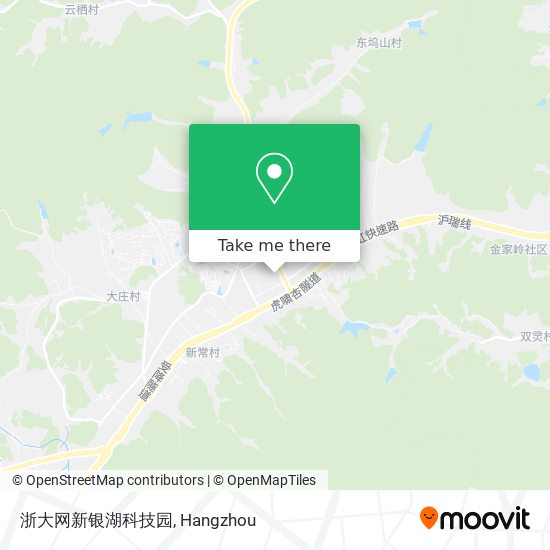 浙大网新银湖科技园 map